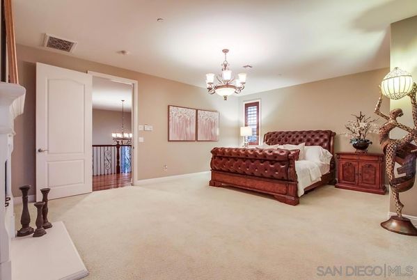 Bedroom, Chandelier, Interior