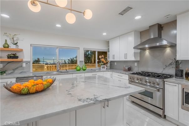 Interior, Kitchen, Recessed Lighting, Stainless Steel Appliances