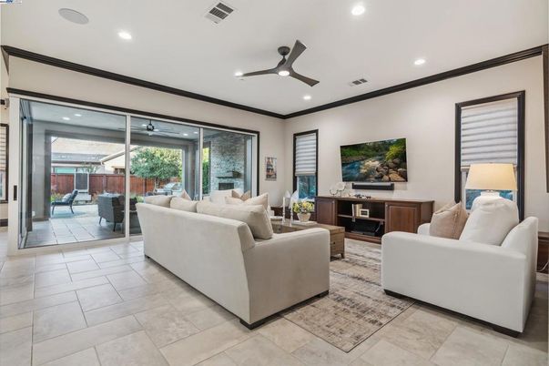 Interior, Living room, Recessed Lighting