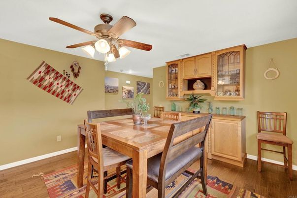 Dining room, Interior, Wood Texture Flooring