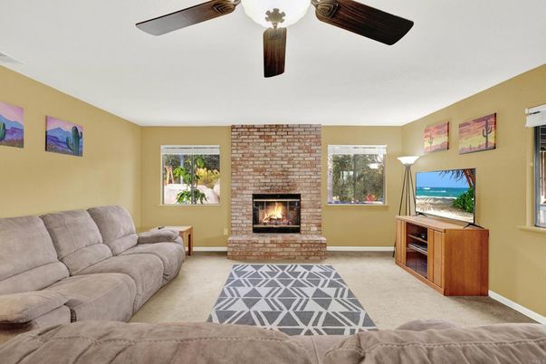 Fireplace, Interior, Living room