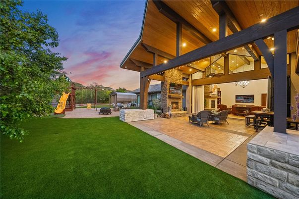 Backyard, Exterior, Fireplace, Playground