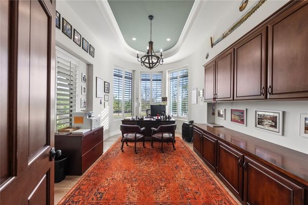 Chandelier, Home Office, Interior, Pendant Lights, Recessed Lighting
