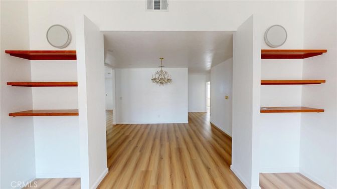 Chandelier, Interior, Wood Texture Flooring