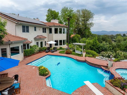 Exterior, Pool, Solar Panels