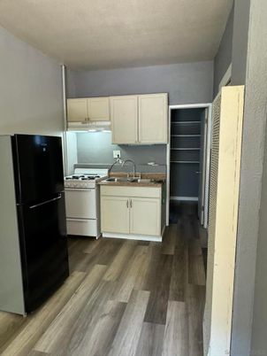 Interior, Kitchen, Wood Texture Flooring