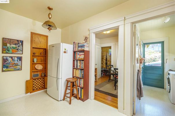 Interior, Kitchen, Wood Texture Flooring