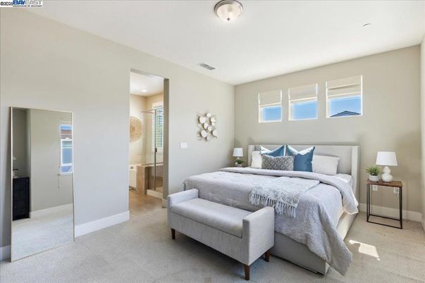 Bedroom, Interior, Recessed Lighting