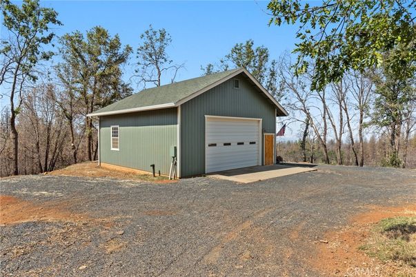Backyard, Detached Garage, Exterior