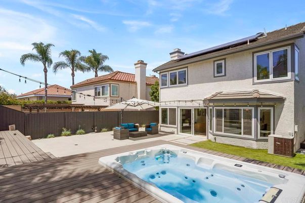 Exterior, Hot Tub, Solar Panels