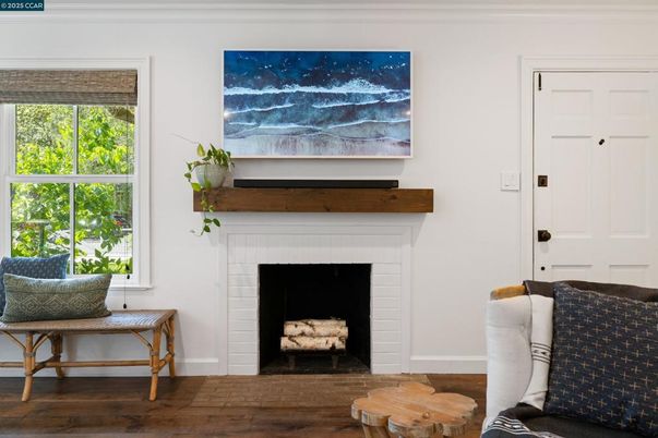 Fireplace, Interior, Wood Texture Flooring