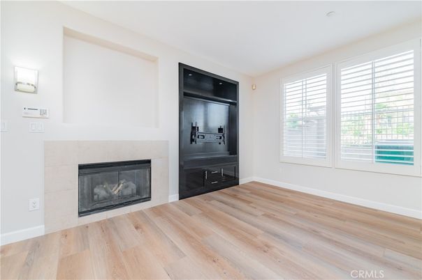 Fireplace, Interior, Wood Texture Flooring