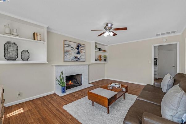 Fireplace, Interior, Living room, Wood Texture Flooring