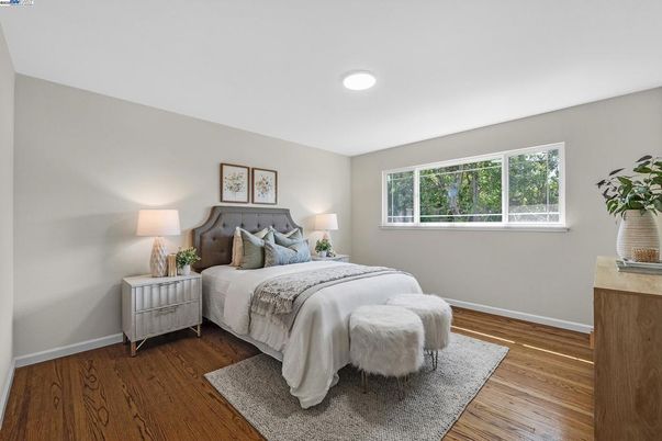 Bedroom, Interior, Wood Texture Flooring