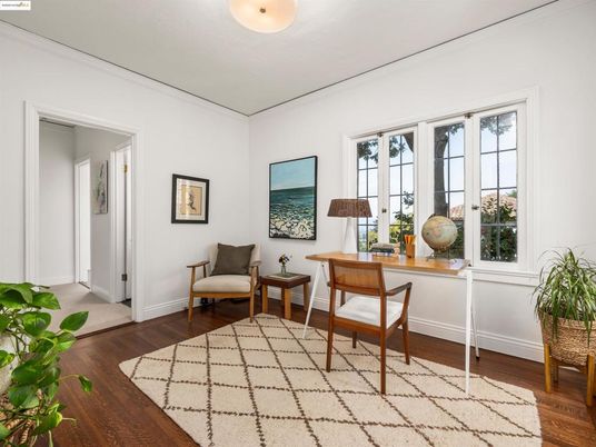 Home Office, Interior, Wood Texture Flooring
