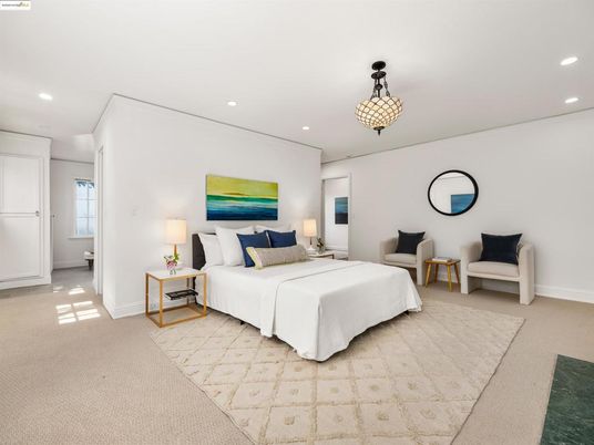 Bedroom, Interior, Pendant Lights, Recessed Lighting