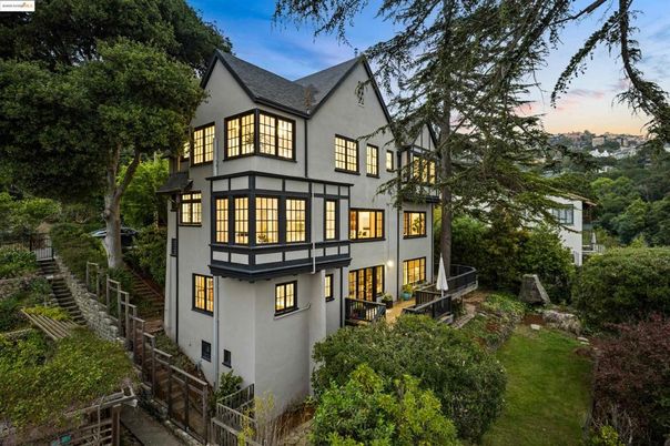 Backyard, Exterior, Facade, Tudor Revival