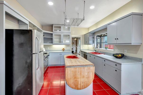 Interior, Kitchen, Pendant Lights, Recessed Lighting