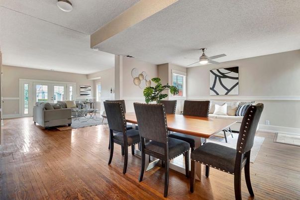Dining room, Interior, Living room, Wood Texture Flooring