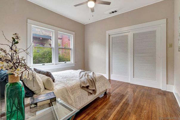 Bedroom, Interior, Wood Texture Flooring