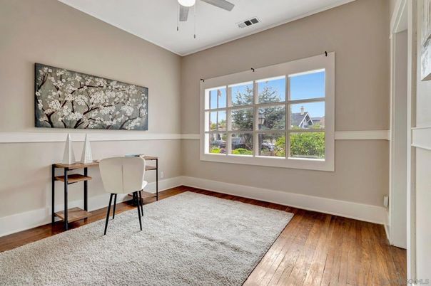 Home Office, Interior, Wood Texture Flooring