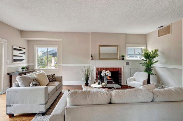 Fireplace, Interior, Living room, Wood Texture Flooring