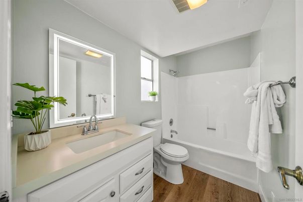 Bathroom, Interior, Wood Texture Flooring