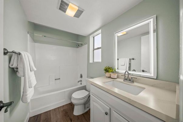 Bathroom, Interior, Wood Texture Flooring