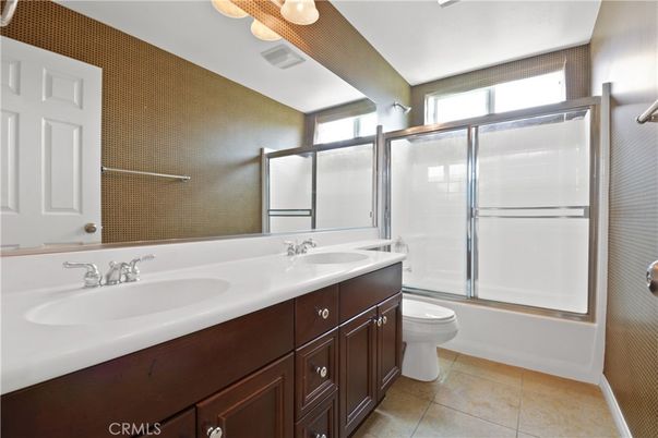 Bathroom, Dual Sink Vanities, Glass Shower, Interior
