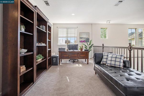 Home Office, Interior, Recessed Lighting