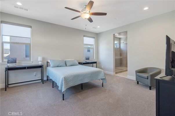 Bedroom, Interior, Recessed Lighting