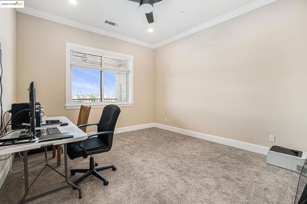 Home Office, Interior, Recessed Lighting