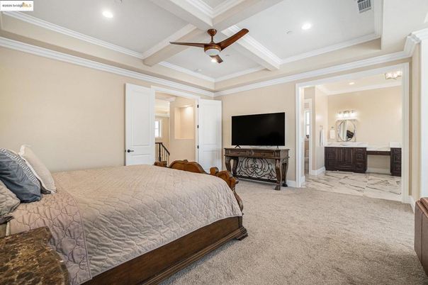 Bedroom, Interior, Recessed Lighting