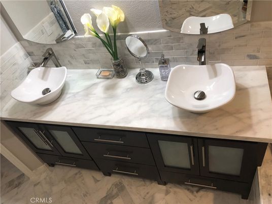Bathroom, Dual Sink Vanities, Interior, Marble