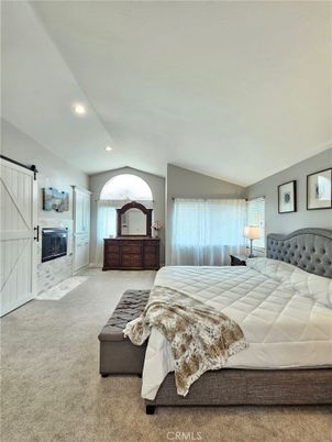 Bedroom, Fireplace, Interior, Recessed Lighting