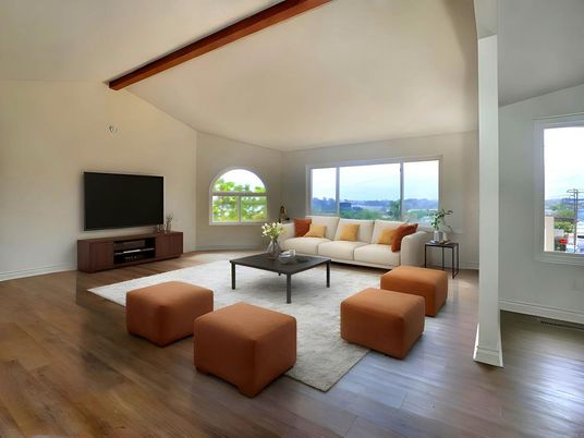 Interior, Living room, Wooden Beams, Wood Texture Flooring