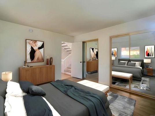 Bedroom, Interior, Wood Texture Flooring