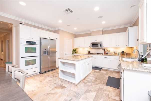 Interior, Kitchen, Recessed Lighting, Stainless Steel Appliances