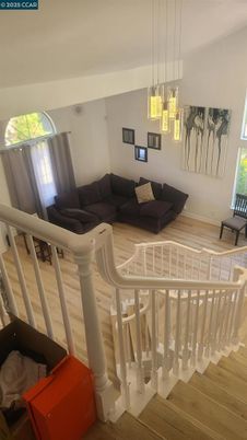 Interior, Living room, Pendant Lights, Wood Texture Flooring
