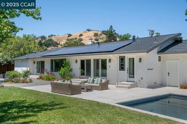 Backyard, Exterior, Pool, Solar Panels