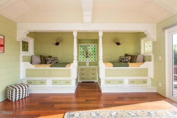 Bedroom, Interior, Wood Texture Flooring