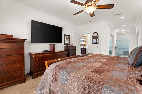 Bedroom, Interior, Recessed Lighting