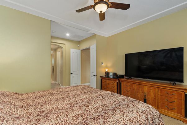 Bedroom, Interior, Recessed Lighting