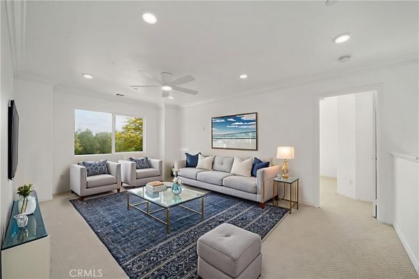 Interior, Living room, Recessed Lighting
