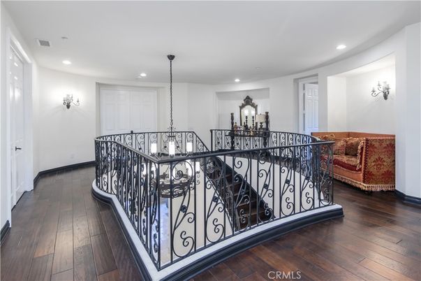 Chandelier, Interior, Recessed Lighting, Wood Texture Flooring