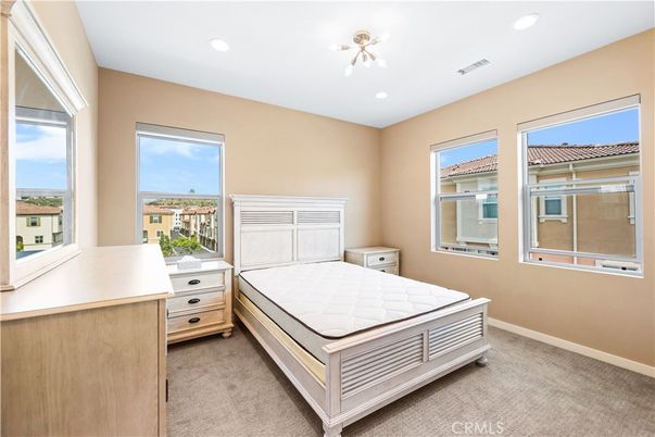 Bedroom, Interior, Recessed Lighting