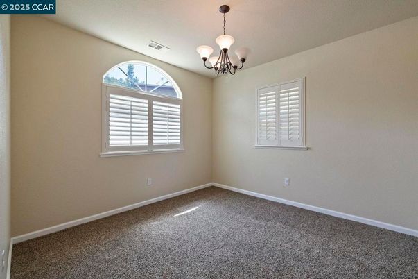 Chandelier, Empty room, Interior
