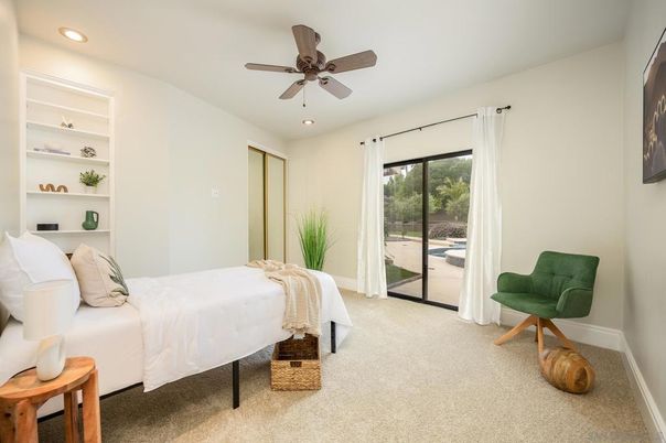 Bedroom, Interior, Recessed Lighting