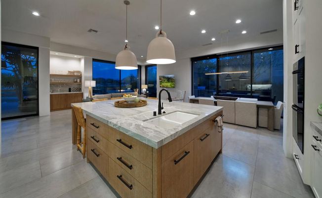 Interior, Kitchen, Pendant Lights, Recessed Lighting