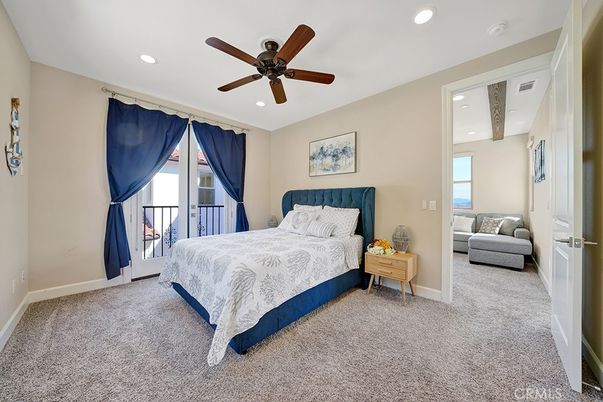 Bedroom, Interior, Recessed Lighting